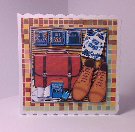 Coffee Break (male Design) by Lynda Tully