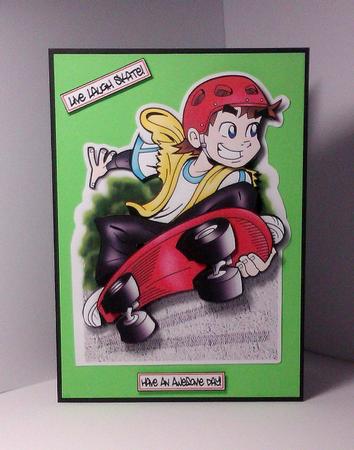 Airborne -  Shaped Card Mini Kit by Lynda Tully