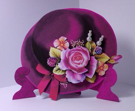Hat Stand Mini Kit - Blushing Pink by Lynda Tully
