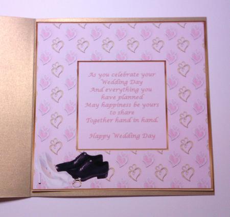To the Happy Couple 8 X8ins Insert 3 by Lynda Tully