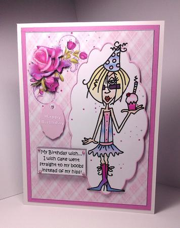 J.j Has a Birthday Wish Quick Card by Lynda Tully