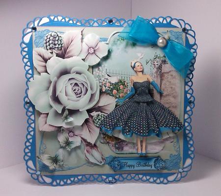 1950's Style Into the Rose Patio Mini Kit by Lynda Tully
