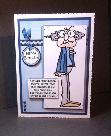 Gus and His Zipper Oh My! Quick Card by Lynda Tully