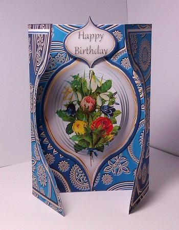Vintage Bouquet Aperture Gatefold Mini Kit by Lynda Tully