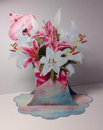 Everlasting Bouquet Easel - Lily by Lynda Tully