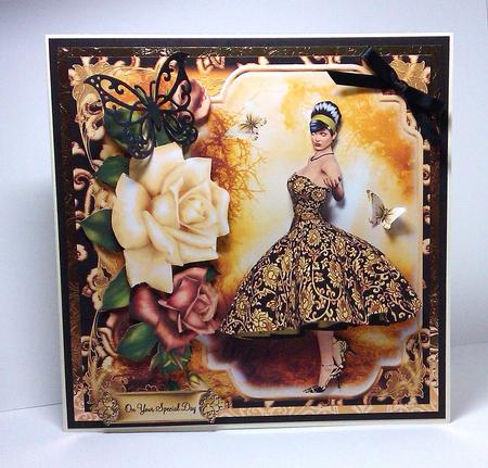 1950's Style Black and Gold Mini Kit by Lynda Tully
