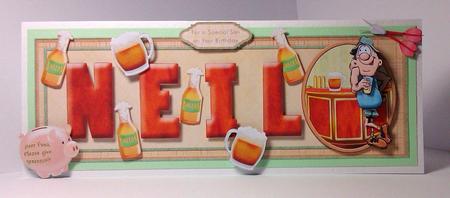 Create Any Name Beer at the Pub Card Kit by Lynda Tully