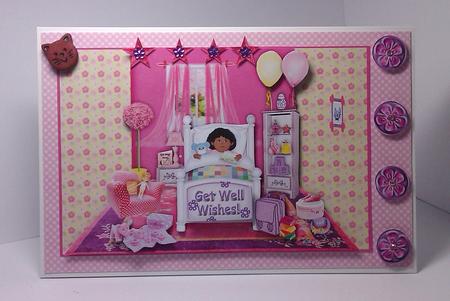 Get Well Soon Little Girl 2 by Lynda Tully