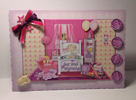 Get Well Soon Little Girl 1 by Lynda Tully