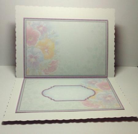 Vintage Pansies Insert for Cup426374_68 by Lynda Tully