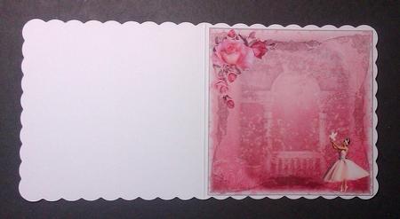 Insert to Compliment Vintage Pink Ballet by Lynda Tully