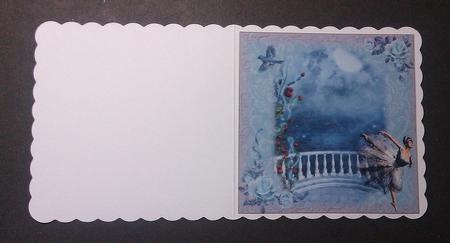 Insert to Compliment Vintage Ballet Blue and Teal by Lynda Tully