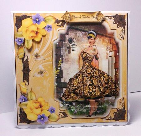 1950's Style Black and Gold Mini Kit by Lynda Tully