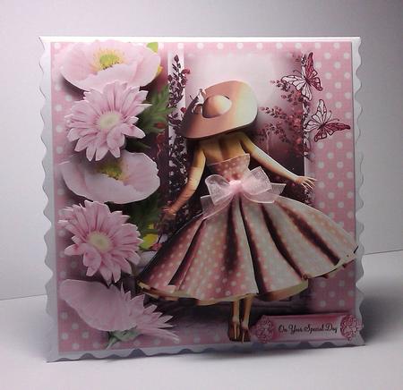 1950's Moonlight and the Polka Dot Pink Dress by Lynda Tully