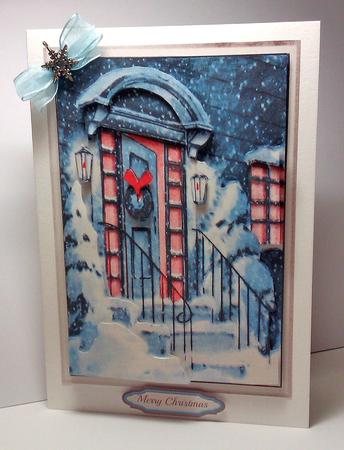 Christmas Door A5 Quick Card Ink-saving Mini Kit by Lynda Tully