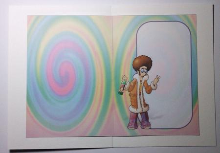 Afro Hippy Dude Insert by Lynda Tully