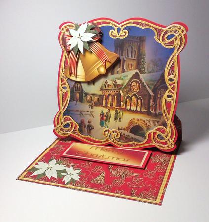 Come All Ye Faithful Shaped Easel Card Mini Kit by Lynda Tully