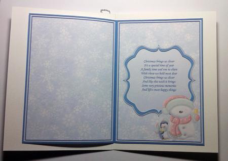 Christmas Cheer Blue Insert for Cup443991_68 by Lynda Tully