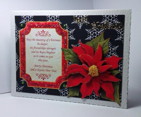 Christmas Plaques & Framed Verses in Red & Gold by Lynda Tully