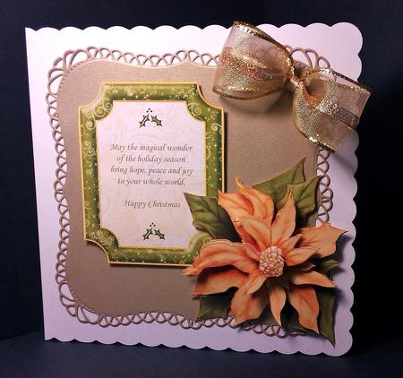 Christmas Plaques & Framed Verses in Green & Gold by Lynda Tully