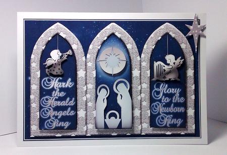 Glory to the Newborn King, 2 Page Mini-kit by Lynda Tully