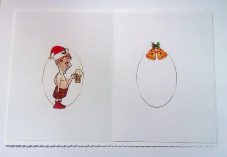 Bert Sends Christmas Wishes Insert by Lynda Tully
