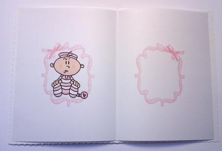 Out at Last New Baby Girl Insert by Lynda Tully