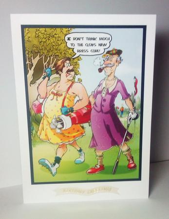 Golf Dress Code A4 by Lynda Tully
