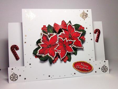 3D Poinsettia Corsage by Lynda Tully
