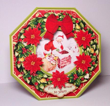 Christmas Wreath Builder Santa Mini Kit by Lynda Tully