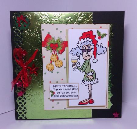 Stella Wishes You a Merry Christmas Quick Card by Lynda Tully
