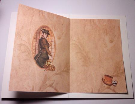 Golden Steampunk Insert by Lynda Tully
