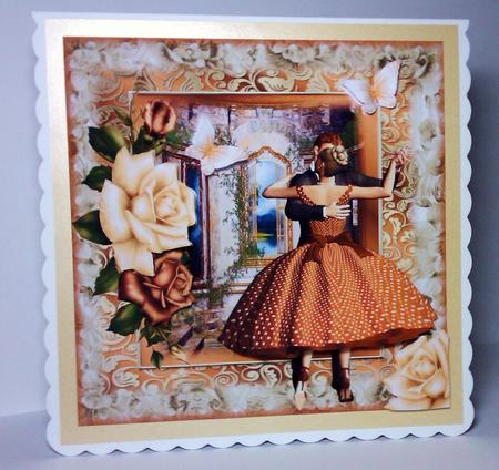 Vintage Style Topper the Waltz by Lynda Tully