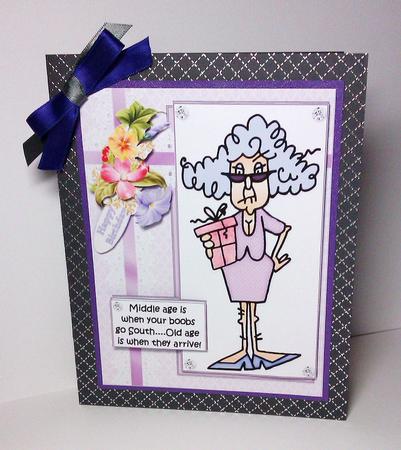 Stella Old Age is When -  Quick Card by Lynda Tully