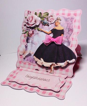 Pink Petticoats Easel Kit by Lynda Tully