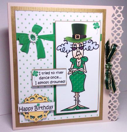 Stella Irish Dancing Quick Card by Lynda Tully