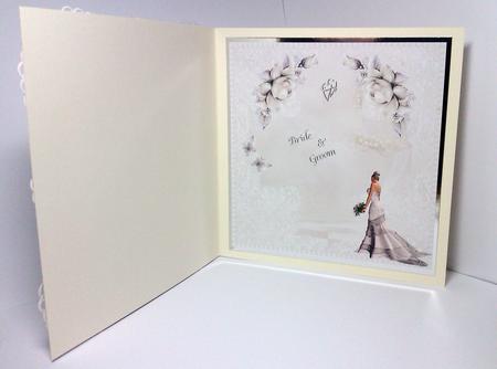 Insert to Compliment Ivory Wedding Day Topper by Lynda Tully