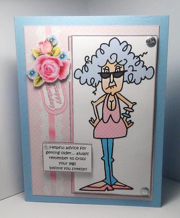 Stella Careful When You Sneeze Quick Card by Lynda Tully