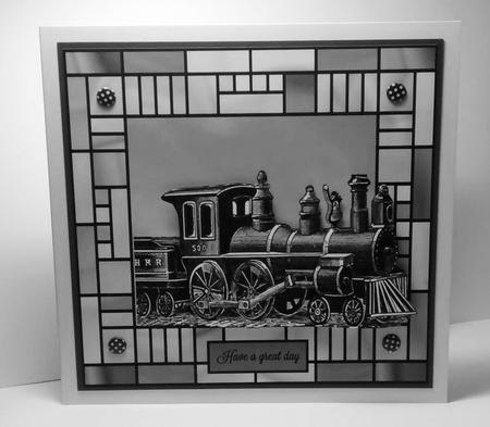 Train Out of the Frame by Lynda Tully