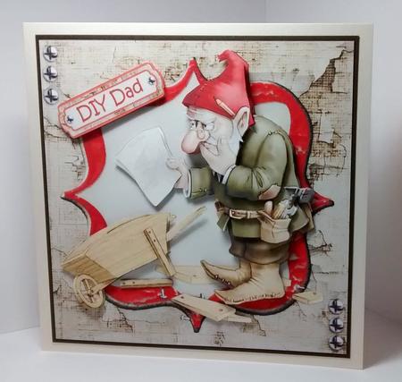 8x8 DIY Gnome Mini Kit by Lynda Tully