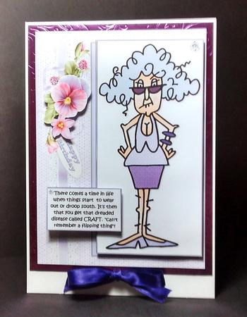 Stella Has Craft Disease Quick Card by Lynda Tully