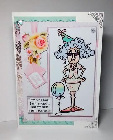 Stella Thinks She's in Her 20's Quick Card by Lynda Tully