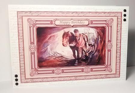Down the Pit Vintage Coal Mining Quick Card by Lynda Tully