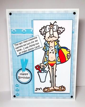 Gus and His Fabulous Body Quick Card by Lynda Tully