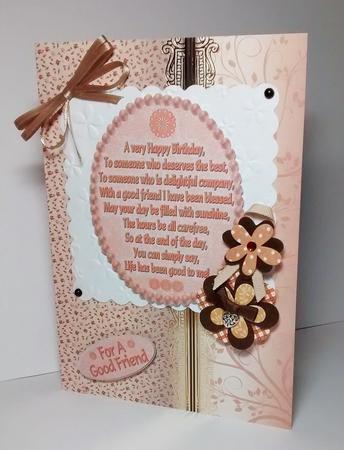 Three Friendship Birthday Verse Toppers (with Sentiments) by Lynda Tully