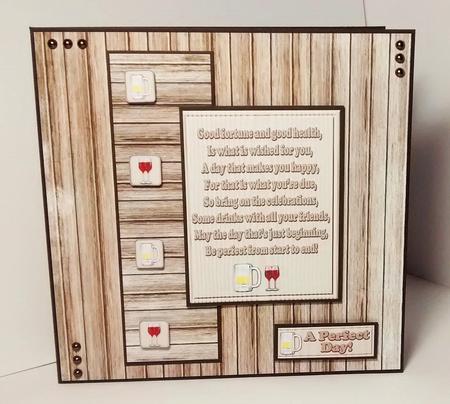 Three Birthday Verse Toppers for Men with Sentiments by Lynda Tully