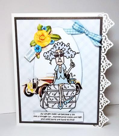 Stella Like a Vintage Car Quick Card by Lynda Tully