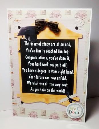 Two Graduation Verse Toppers by Lynda Tully