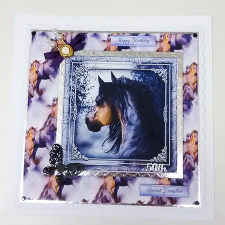 Wild Horses Backing Sheet by Lynda Tully