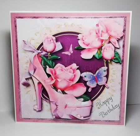 Gorgeous Sugar Baby Roses Shoe by Lynda Tully